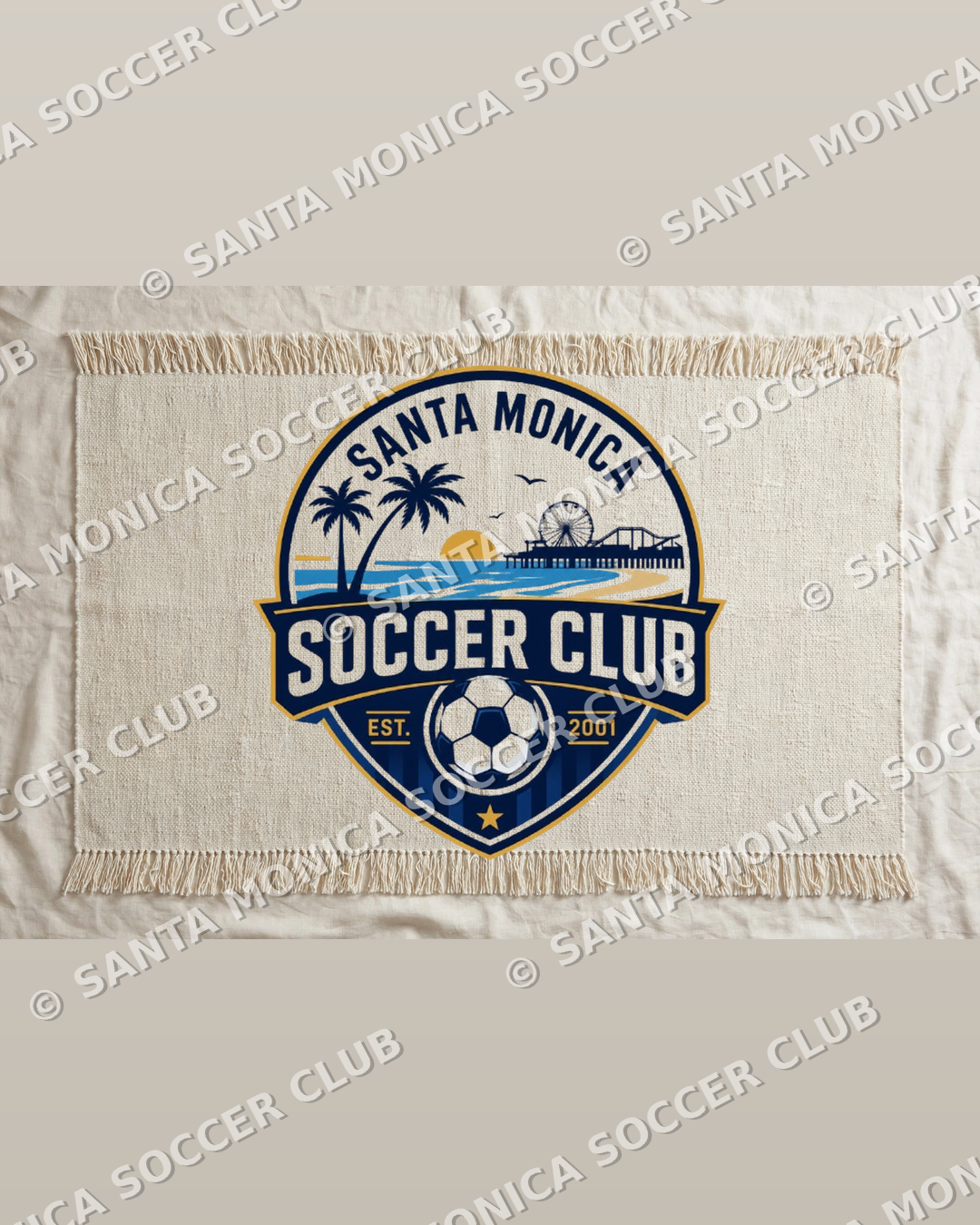 Club Crest Woven Blanket